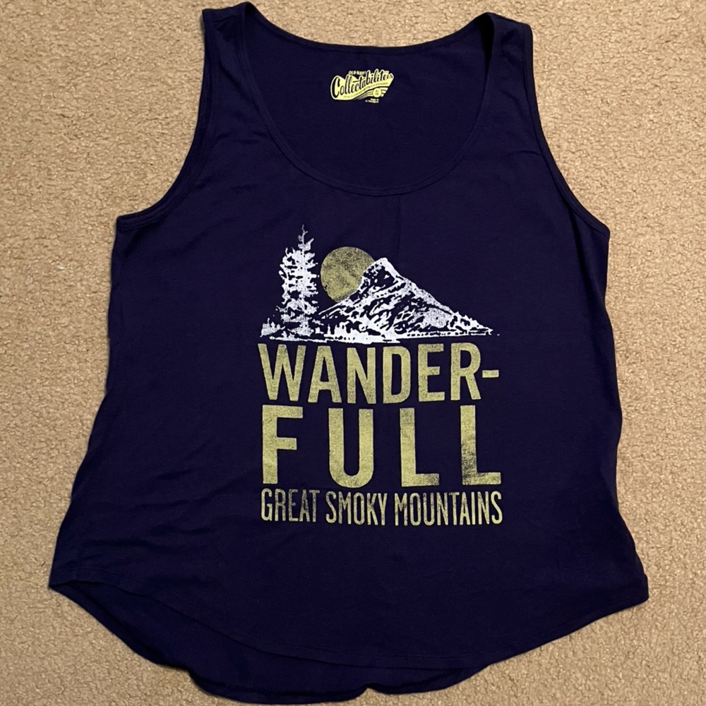 Old Navy Collectabilitees Collection Great Smoky Mountain Tank Size XL